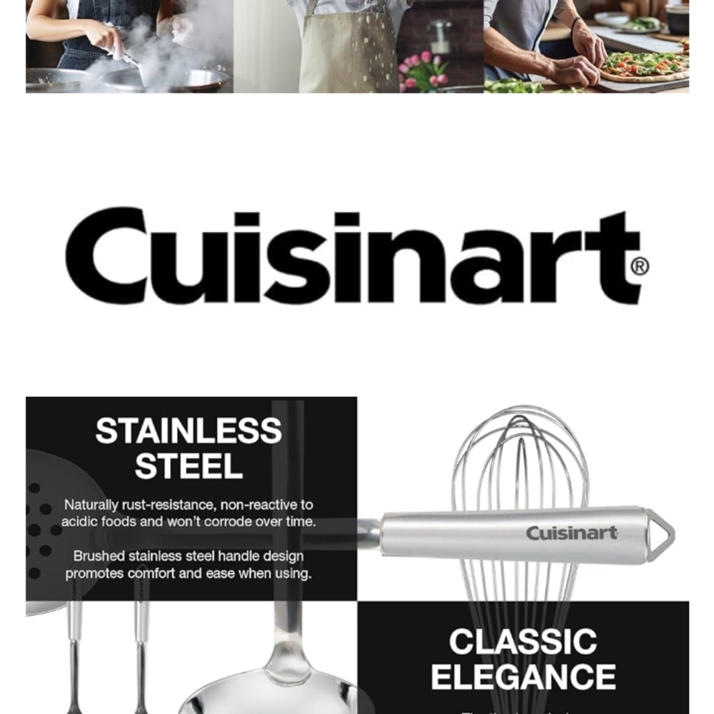 Cuisinart Stainless Steel Kitchen Utensil Set